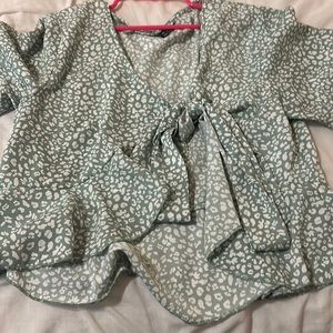 Flowy Cover Up Crop Top